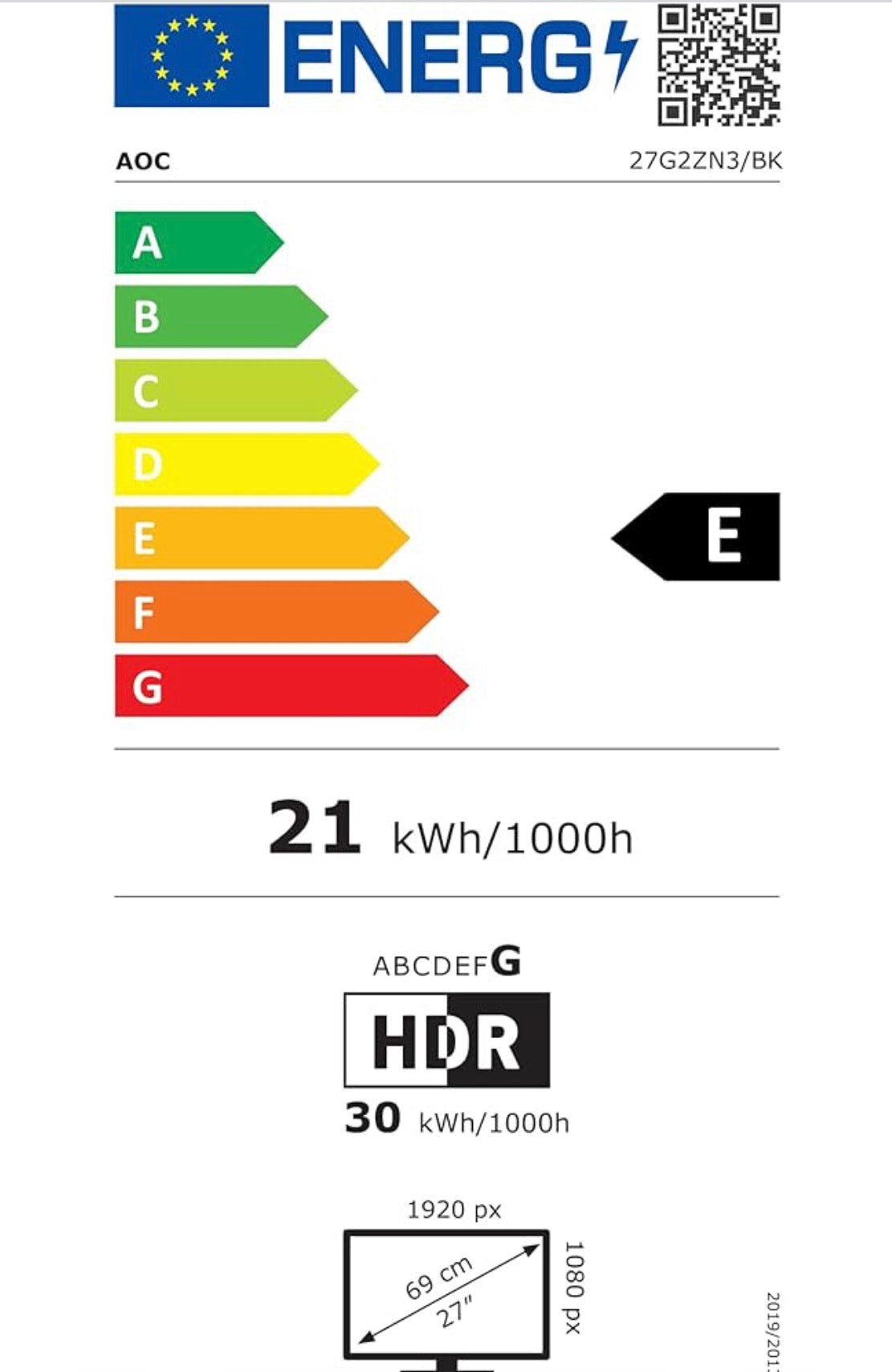 AOC Gaming 27G2ZN3-27 Zoll Monitor, 280 Hz