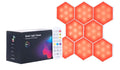 Bluecaps Hexagon LED Panels - Hex RGB Smart Wall Sensory Lights with App and Remote Control, 8 Pack of Light Panel Night Lights for Gaming Room